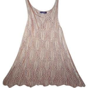 Brandy Melville Knit Tan Tank Top